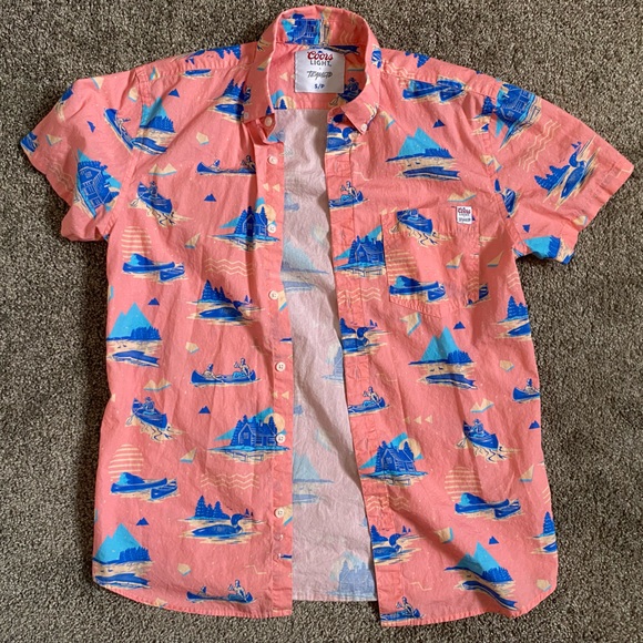 TEAMLTD x Coors Light SS Button Up - Picture 1 of 4